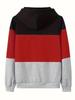 2024 Colorblock Hooded Loose Long Sleeve Set - Sexy Spring/Autumn European & American Style.
