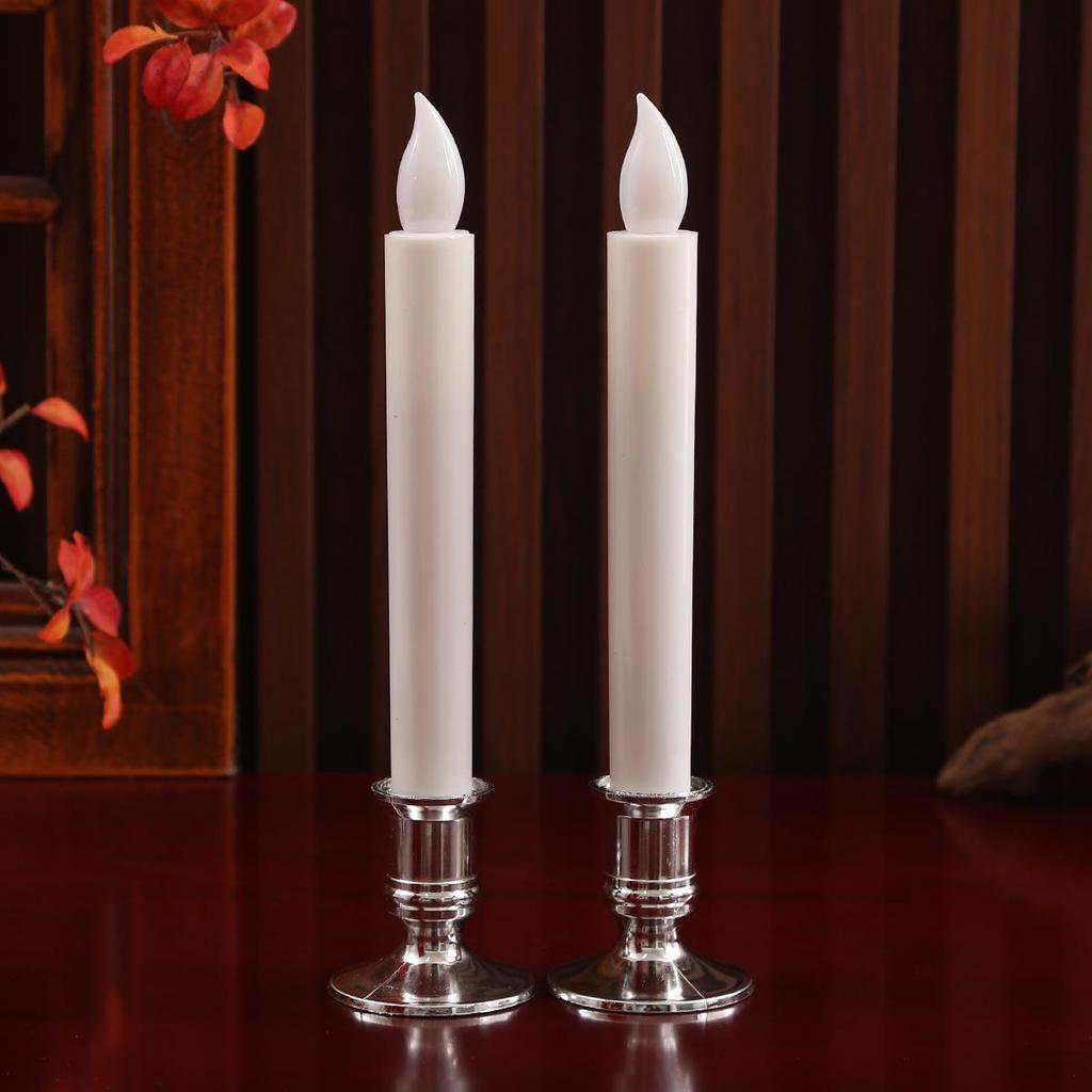 LED Flameless Long Pole Candle Light for Church, Wedding, Venue Decor