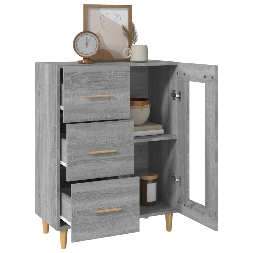 Sideboard Gray Sonoma 69.5 x 34 x 90 cm Particleboard