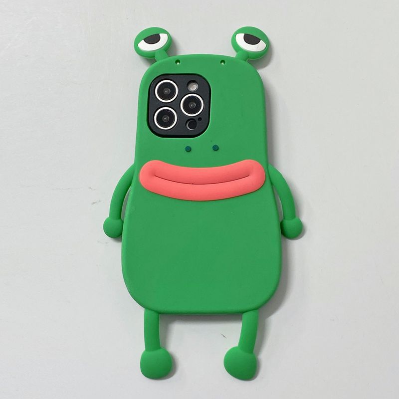 Fun and funny applicable Xiaomi Mi 15 mobile phone case creative big mouth frog Redmi note17 three-dimensional eyes cute cartoon