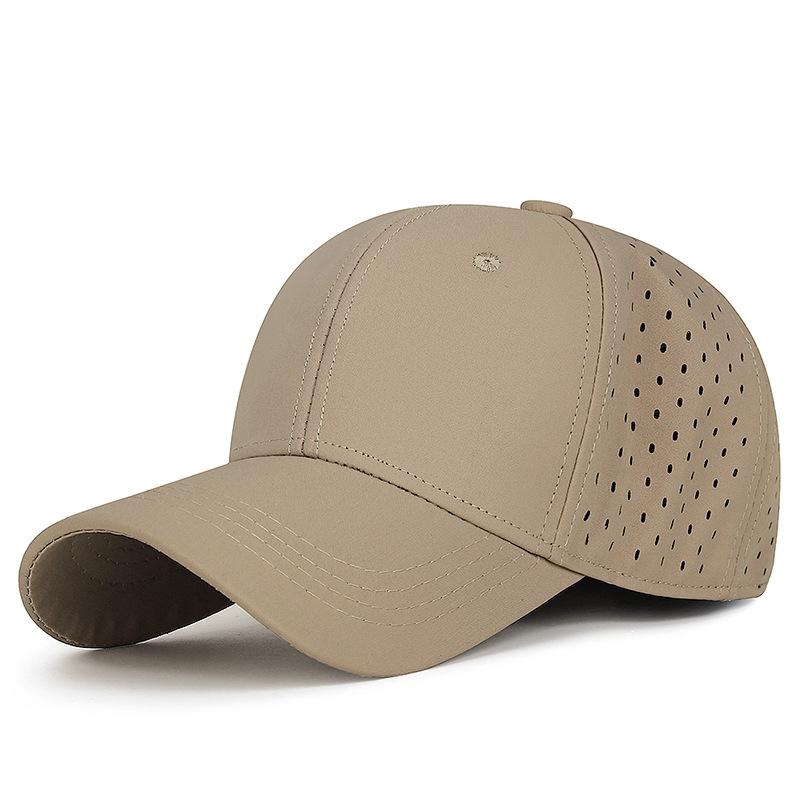 Einfarbige Baseballkappe Herren Damen Sonnenschutz Schnelltrocknende Kappe Mesh Atmungsaktive Kappe