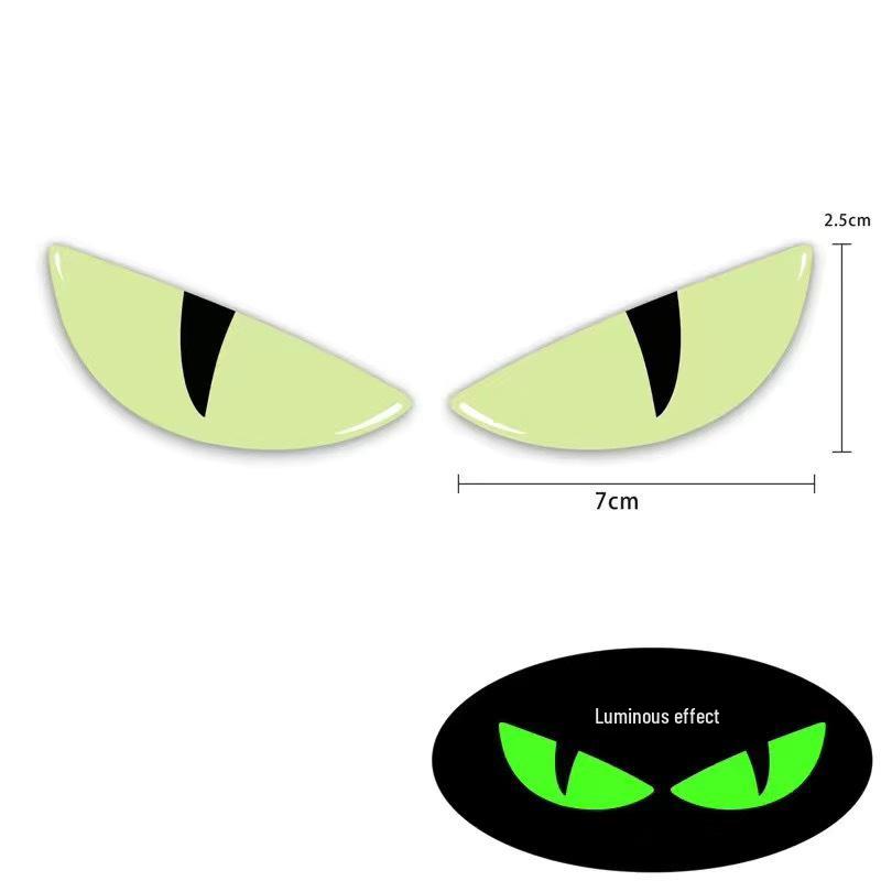

Luminous 3D Cat Eye Stickers for Motorcycles & Electric Scooters - Suzuki UY125 & Ninebot Compatible