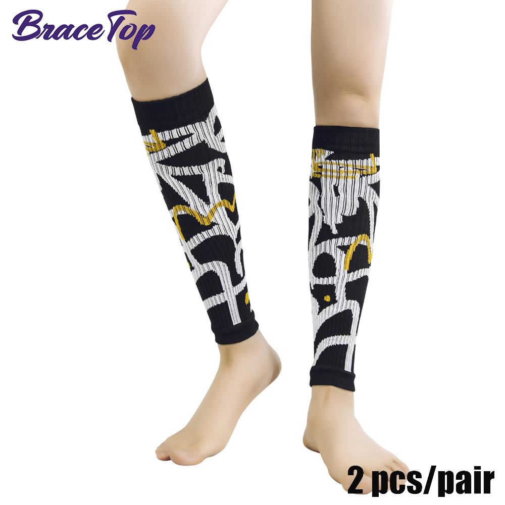 

1 Pair Running Athletics Compression Sleeves For Men And Women, Leg Calf Shin Splints Elbow Knee Pads Protection Sports Safety