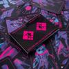 Baralho Lenormand Lua Neon 9*6cm, Cartas Oráculo Cyberpunk para Místicos Modernos – Conjunto de Adivinhação Sci-Fi com 36 Cartas