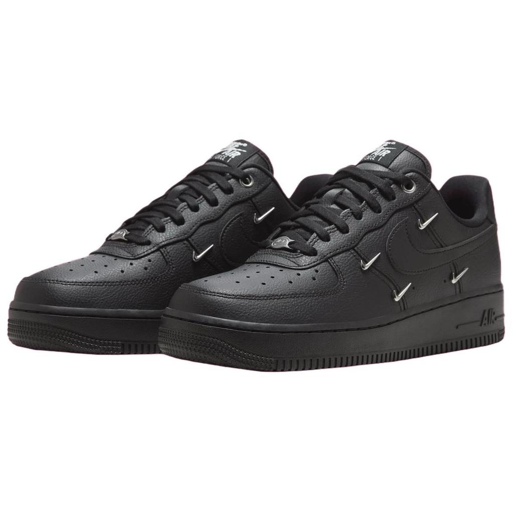 Nike Air Force 1 Low Damen Niedrige Skateboard-Schuhe Damen Schwarz HQ1180-001