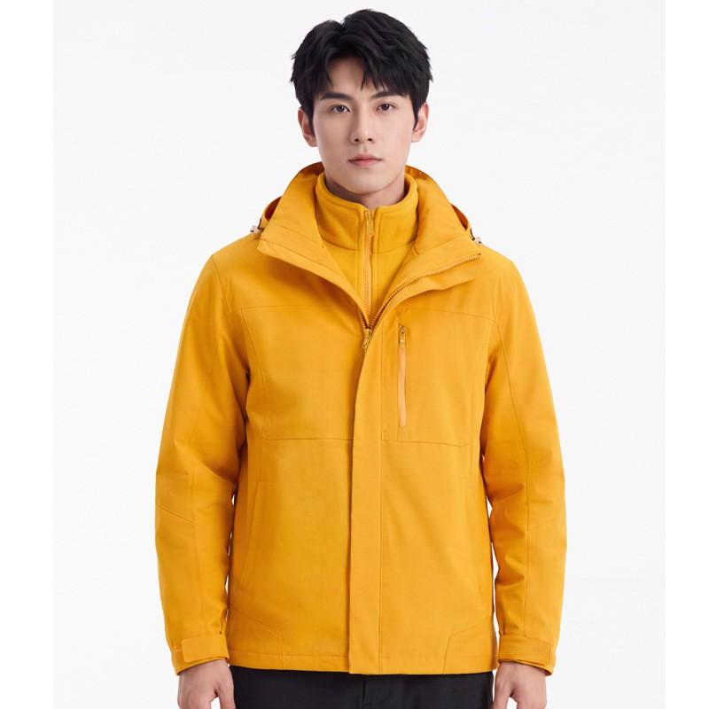 3in1 Detachable Waterproof Windproof Jacket Men Women Hiking Camping Fishing Outdoor