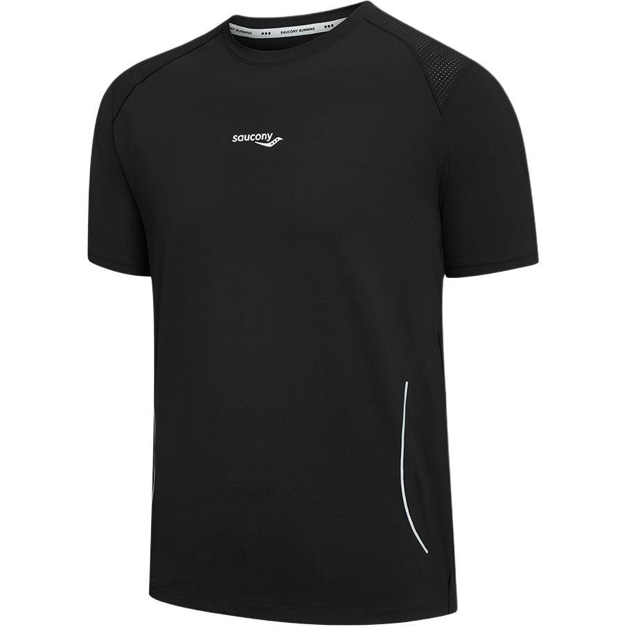 

Saucony Minimalist Comfortable Crew Neck Short Sleeve T-Shirt Men tops SA2269ST42T-BK001 M