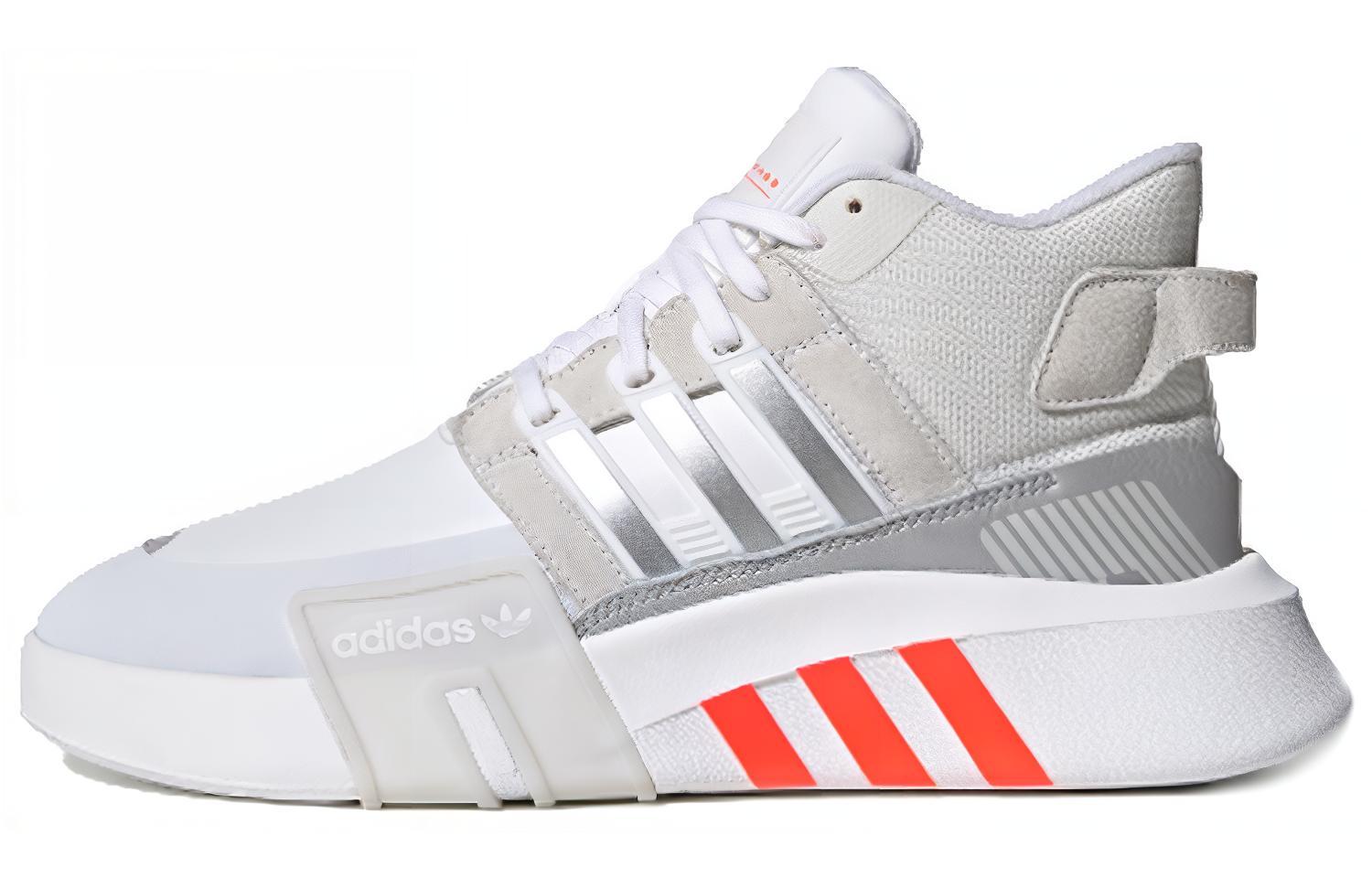 Adidas Originals Eqt Bask Adv V2  White Gray Silver  Women s FW5349 38