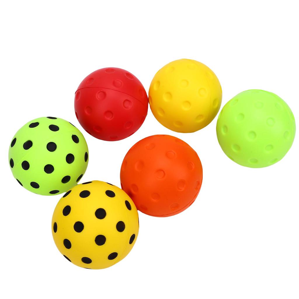 6 Pcs Practice Ball PU Foam Soft Lightweight Low Noise Quiet Practice Ball for Home Training