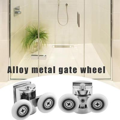 Convenient Accessories Sliding Double-Wheel Replacement Shower Door Rollers Wheel Runners