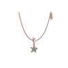 925 Sterling Silver Necklaces Women's Rose Gold ZT0694