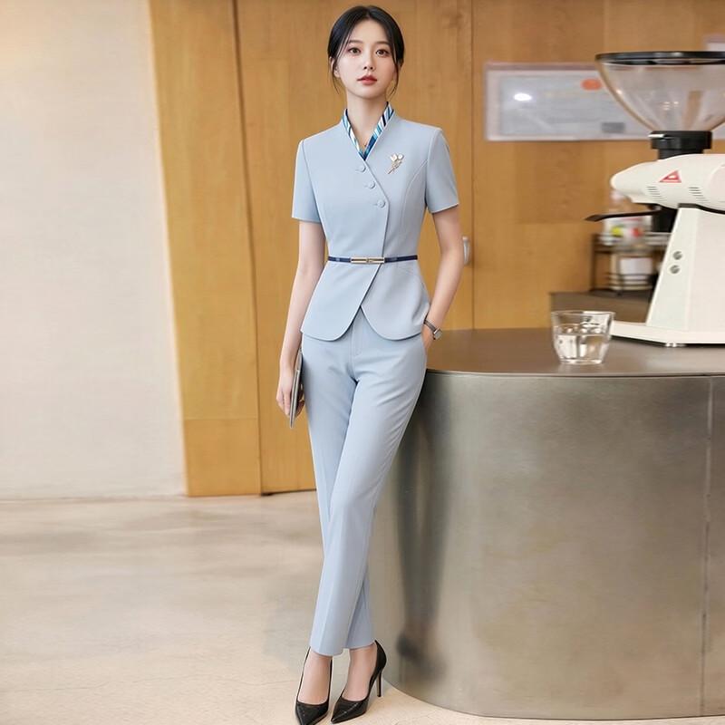 Tluoman Women s Professional Business Suit Set XL