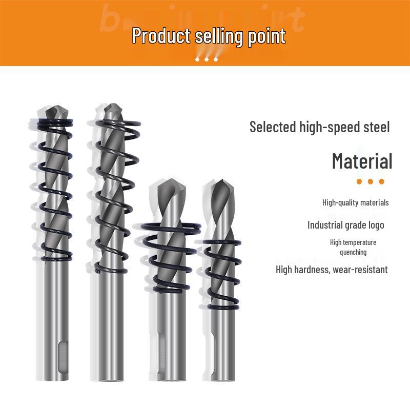 Bi-Metal Alloy Hole Saw with Pilot Drill, High-Speed Steel Core