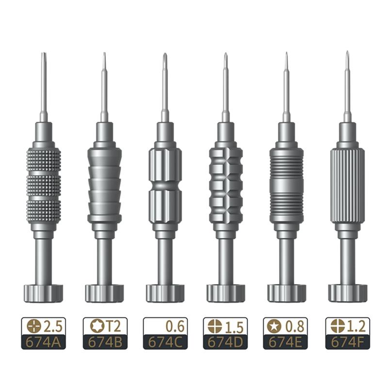 A96I-TE-674 High Hardness Screwdriver Kit Disassembly Tool Pentagonal Mobile Phone Watch Repair Opening Tool