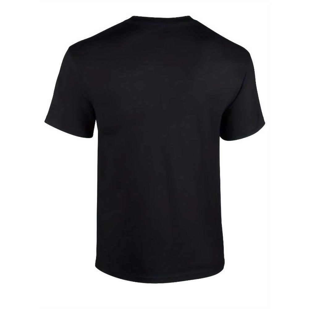 Men's "Eat, Sleep, Anime, Repeat" Graphic Tee - Short Sleeve, Crew Neck in Black with Colorful Icons - Casual Summer Wear