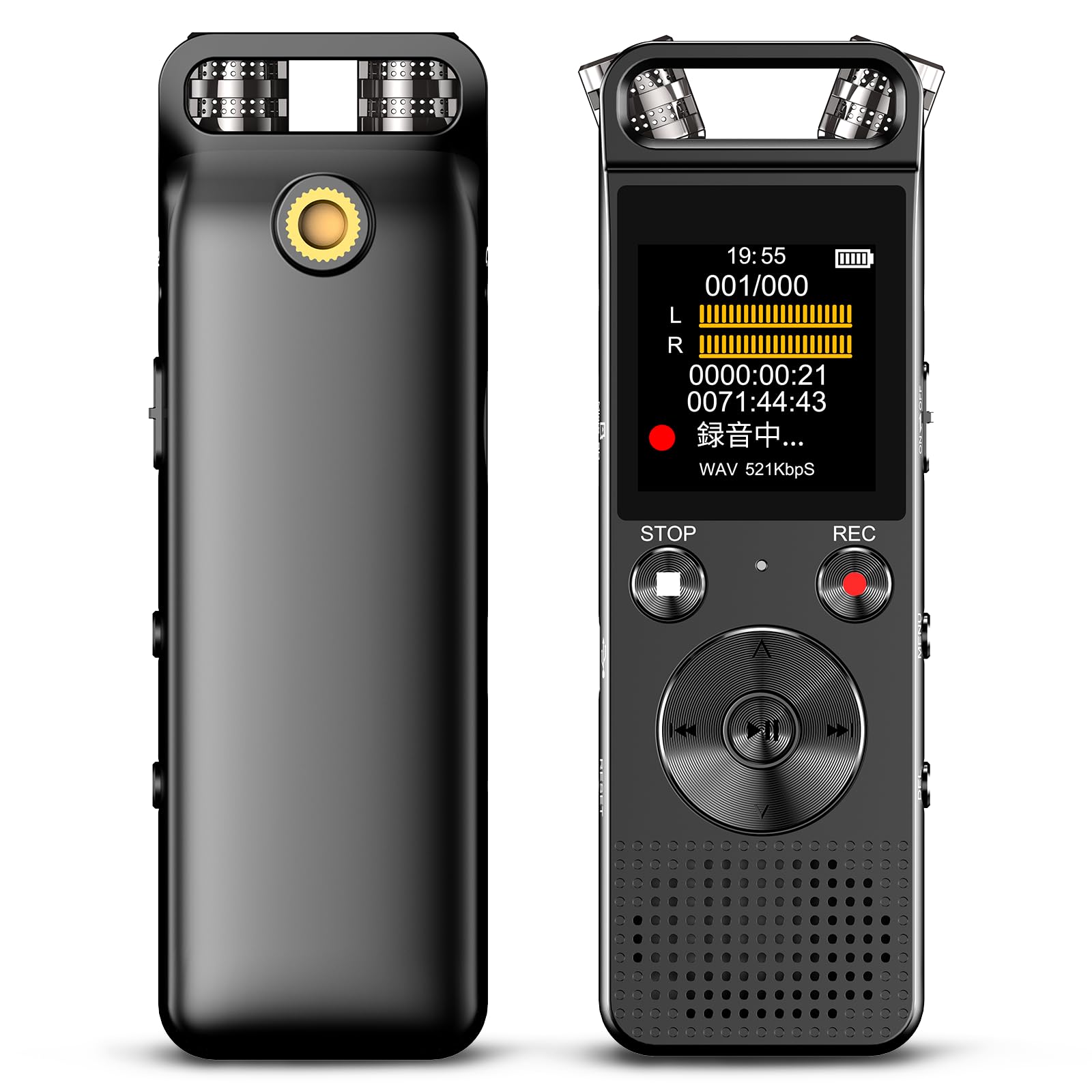 

Компактный диктофон, 3072 кбит/с, 32 ГБ большой емкости, с функцией транскрипции, высокочувствительная запись в одно касание, автоматическое шумоподавление,