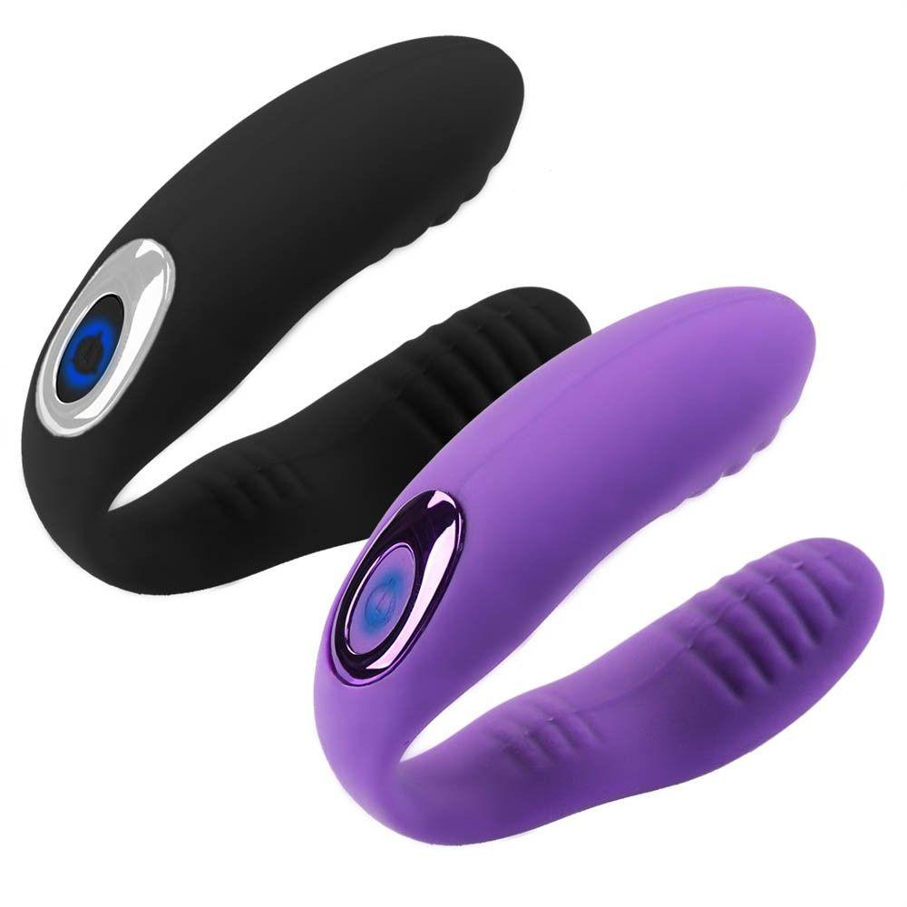 Vibromasseur Double en U Violet