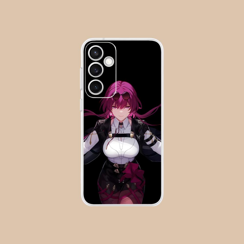Honkai Star Rail Kafka Phone Case for Samsung Galaxy S25 S24 S23 S22 S21Plus FE Ultra Clear Colorful Cover Luxury Cellphones