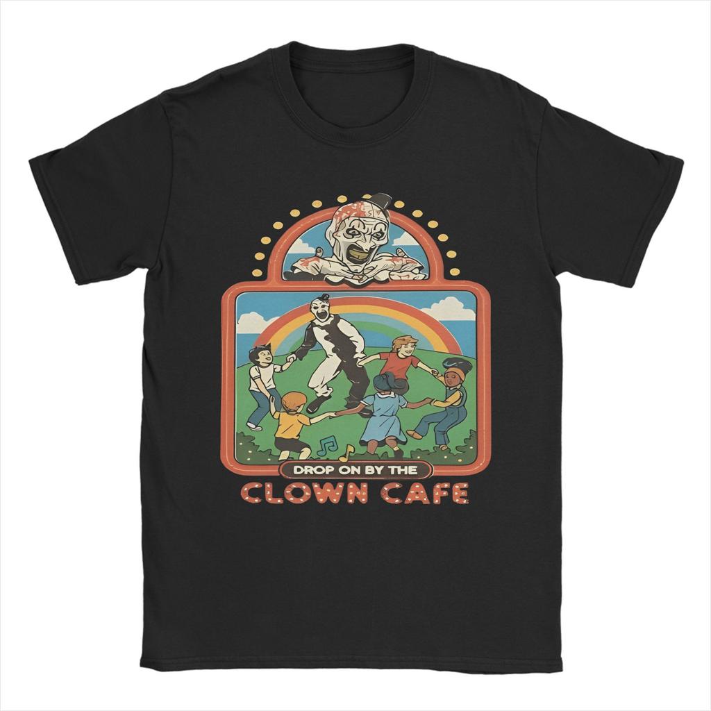 Harajuku T-Shirt Terrifier Art The Clown Lover T-Shirts  Hipster Tshirt for Men's Summer Y2K Basic Casual Short Sleeve Tops
