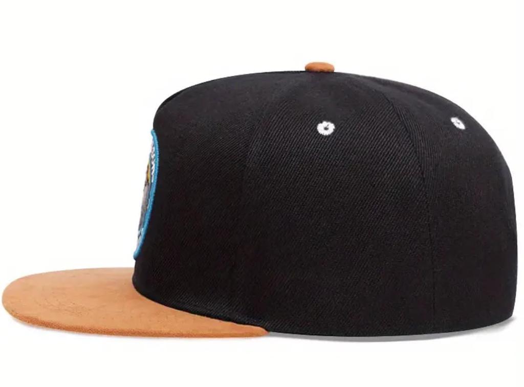 Sproutsy Men's Snapback Cap, Straight Fit, Stylish Flat Cap, BELLE VUE (Gray)