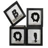 Halloween Box Decoration Transparent Box, Birthday Party Decoration Includes 4 Box
