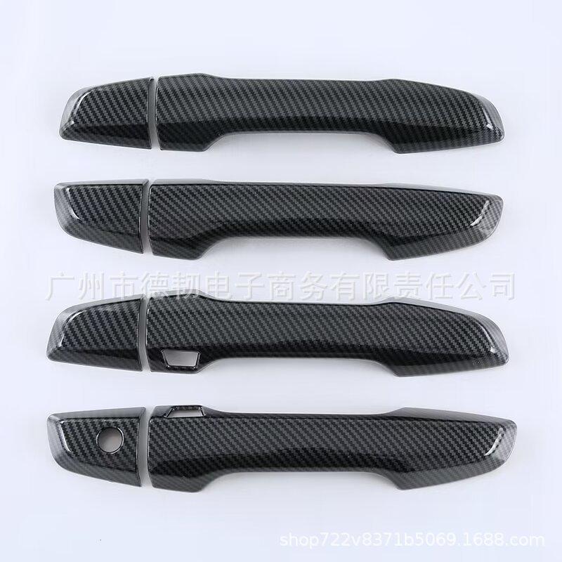 Carbon Fiber Pattern Door Bowl Stickers for 2017-2021 Honda CRV - Anti-Scratch Exterior Handle Decoration