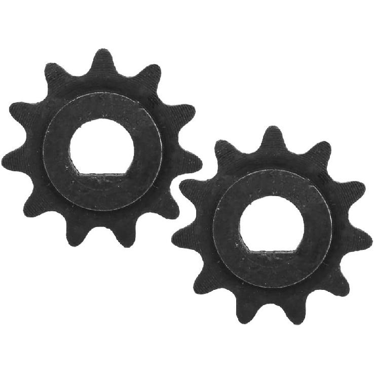 Socobeta T8f Sprocket 10t 2PCS 5x5x3 2PCS E Scooter Electric Sprocket Drive Pinion 11 Tooth Chain 25h High Motor Gear