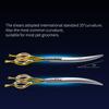 Fenice 6.5 Inch Professional Curved Scissors Pet Dog Grooming Scissors for Dog Scissors Curved Shears  JP 440C Steel