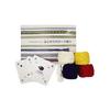 Card Weaving Starter Card Cards Cotton and Set "First Weaving" Book, (18 Sheets), Thread, Rope.