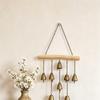 Metal Bells Iron Art Wind Chime Vintage Door Bell Decorative Chain Entry Door Reminder  Outdoor