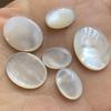 High-End Oval White Butterfly Shell Ring Accessory