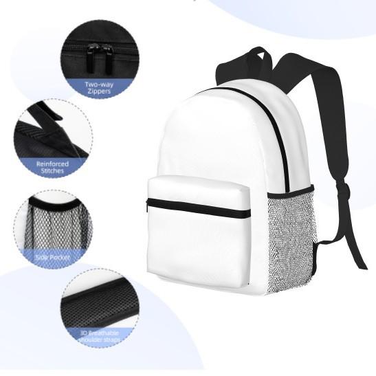 Men'S And Women'S Bags, College Students' Schoolbags, Fashion And Leisure Backpacks, D-Made Printed Bags, Spine Protection And Burden Reduction