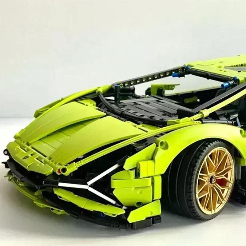 Compatible 42115 Technical Lambos Moc Super Car Model Building Blocks FKP37 Bricks For Adult Toy for Boysand girl Gifts