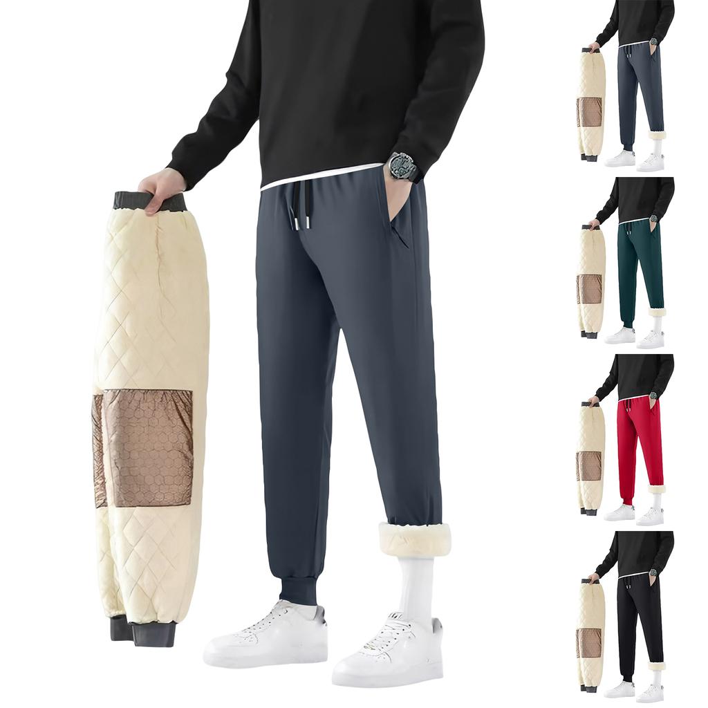 Men's Sports Casual Sweatpants With Elastic Waist And Drawstring