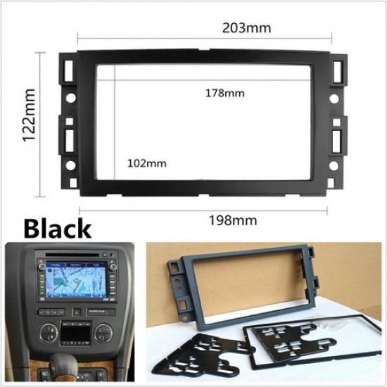 For Buick GMC Chevy Pontiac 2Din Radio Stereo Dashboard tallation Trim Frame