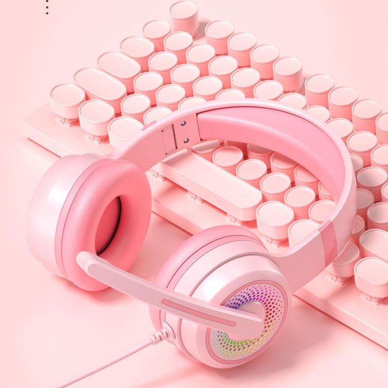 Head-mounted E-sports Game USB Wired Headset RGB Magic Light Effect Computer Headset