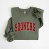 Sooners Sweatshirt Vintage College Crewneck