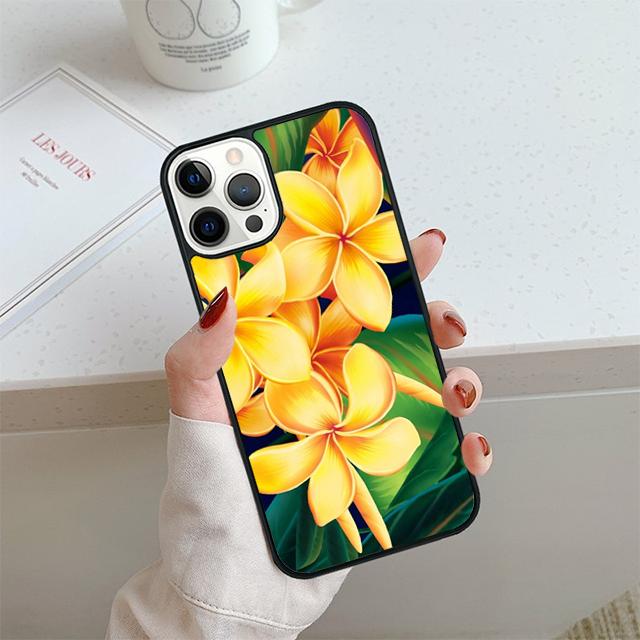 Tropical Flowers Phone Case For iPhone 17 Air 13 12 14 15 16  Cover For Apple Pro Max Plus