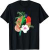 Colorful Bird - Detailed Graphic Design T-Shirt