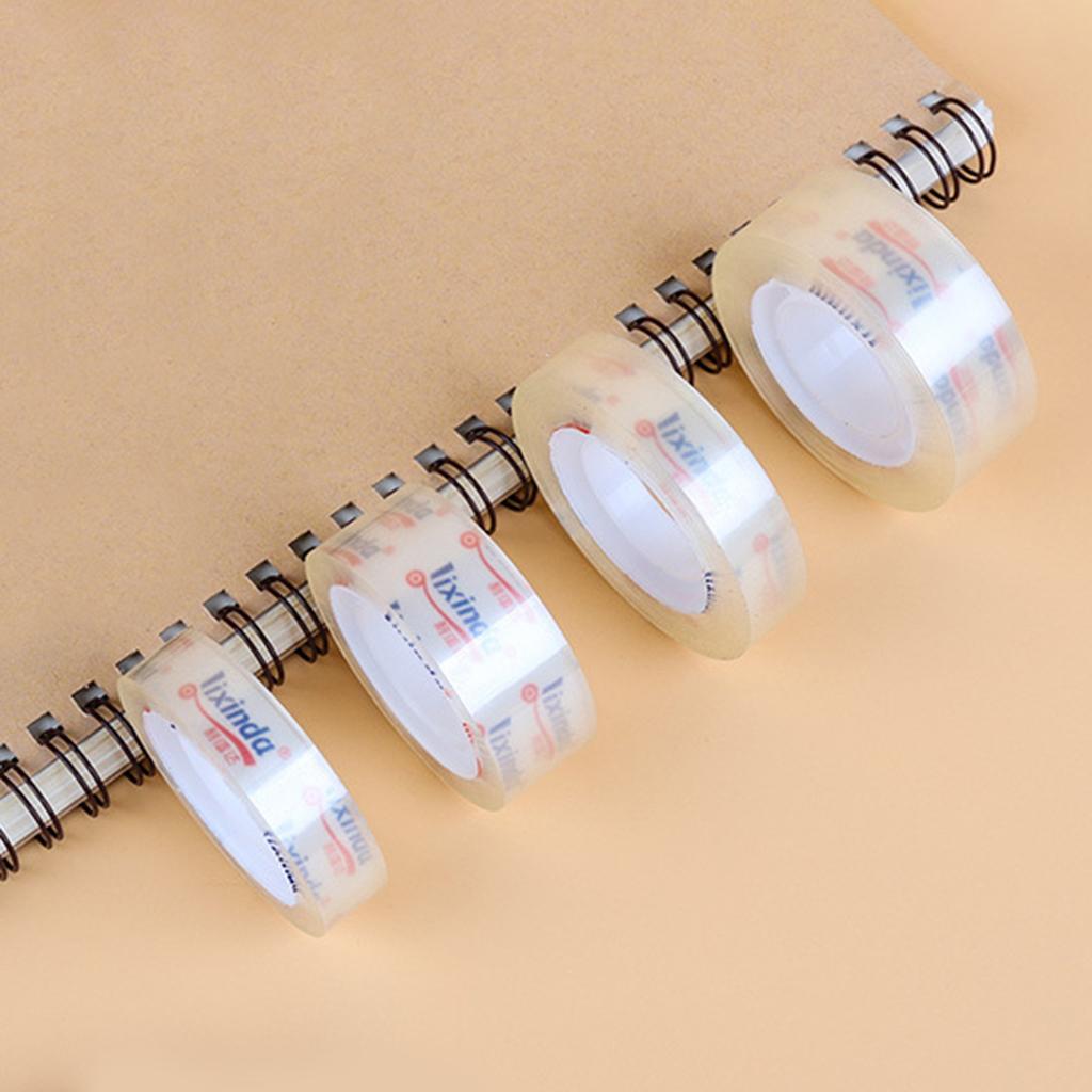Transparent Adhesive Tape Stationery Clear Hand-teared Tape Single-sided Strong Sticky Typo for