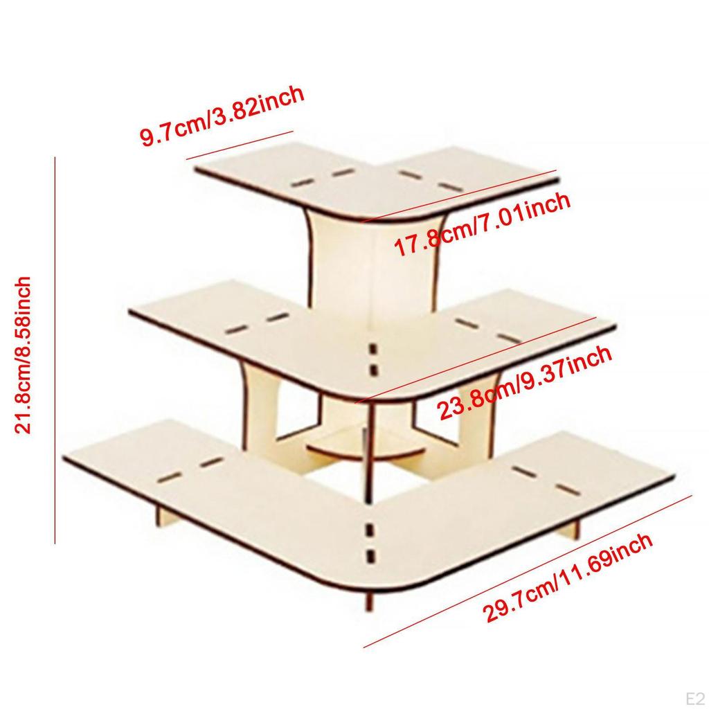 3 Tier Corner Display Rack with Shelves for Craft Shows And Markets