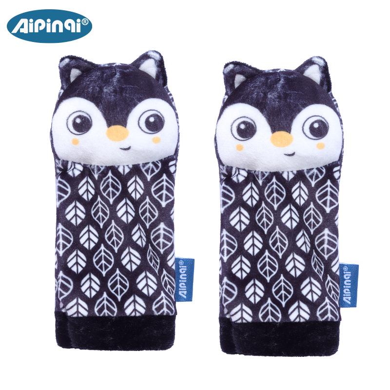 Aipinqi Baby Animal Wristband Toy with Rattle Socks (0-1 Year)