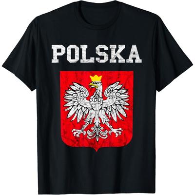 Polska Poland Eagle Polish Pride Poland Travel Pole Roots T-Shirt