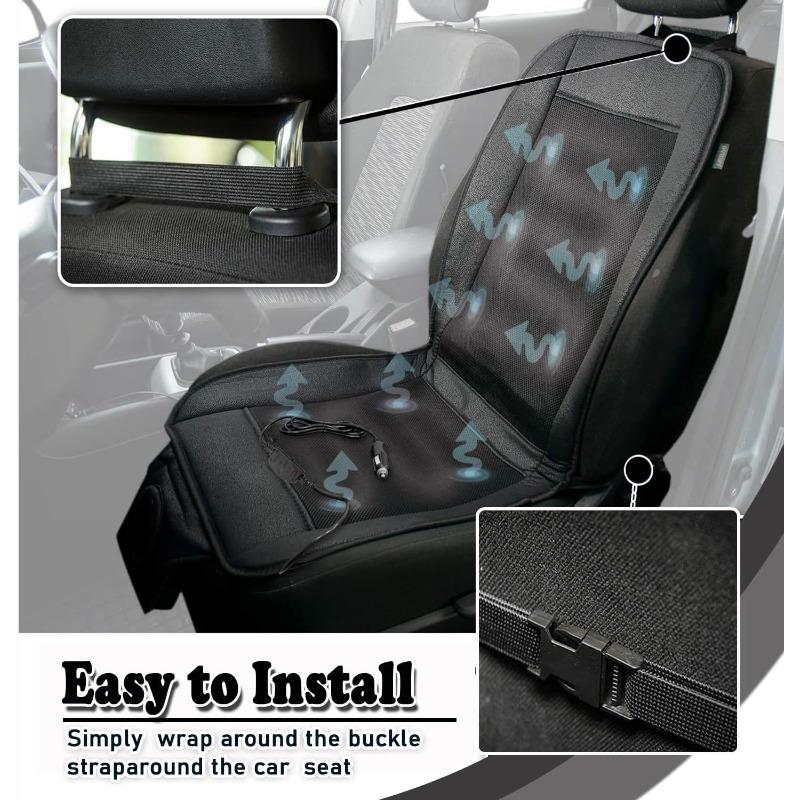 Car Home Dual Use 12V Adult&Child Summer Cool Air Seat Cushion Quick Blowing Heat Dissipation Cooling Device Seat Cushion HD