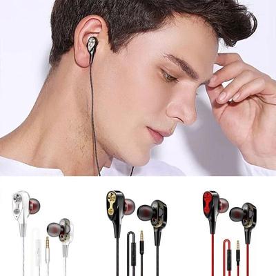 3,5mm HIFI Super Bass Headset In-Ear Ohrhörer Stereo Ohrstöpsel Kopfhörer Kabelgebunden mit Mikrofon LS
