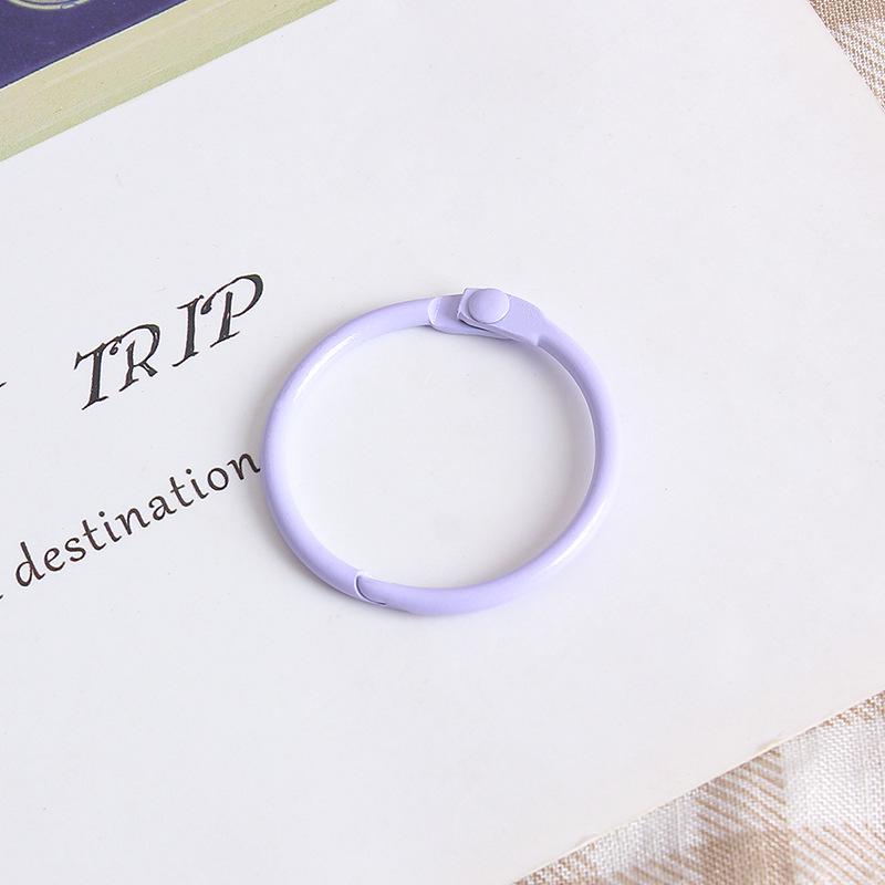 DIY brelok do kluczy: Metalowe ogniwko zaciskowe 30 mm z wykończeniem lakierem wypiekowym