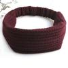 Knitted Wide Headbands Solid Color Hair Hoop Korean Style Lace Hairbands Non Slip Headwear Girls Wide Side Head Wrap Gifts