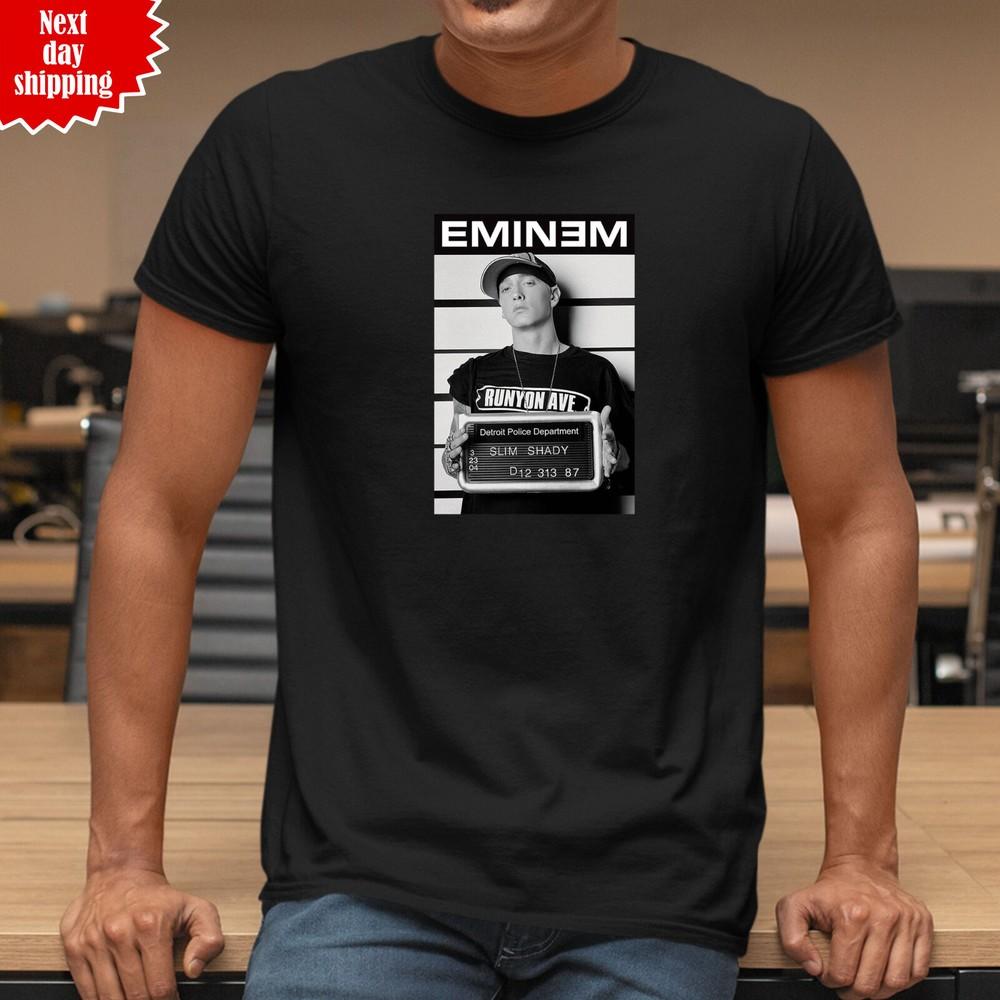 

Eminem T Shirt Slim Shady Printed 100% Cotton New Design Gangster Rap Unisex Top 3XL