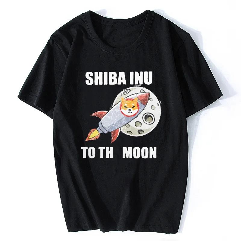 Shiba Inu To The Moon T Shirt Rocket Man Cute Tshirt Shor... XXXXL