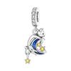 New Star Moon Cat Pendant Personalized Niche Design Accessories Bracelet Necklace Pendant